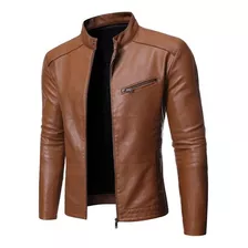 Ropa Retro Para Hombre Chaqueta De Cuero Cálida De Otoño E I