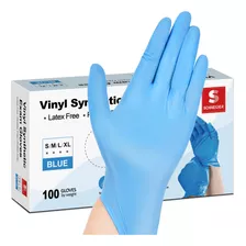 Schneider Guantes Desechables De Vinilo Sinttico, Sin Ltex,