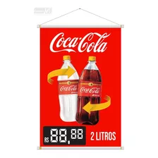 Banner Coca Cola Retornável Tamanho 70x50cm