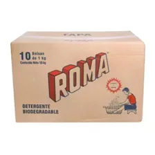 Detergente Roma 10 Bolsas De 1 Kg C/u Envío Gratis