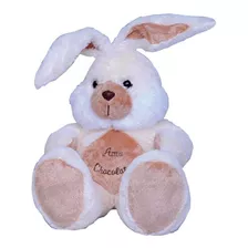 Pelucia Coelho Amo Chocolate Sentado 36cm Lovely Toys