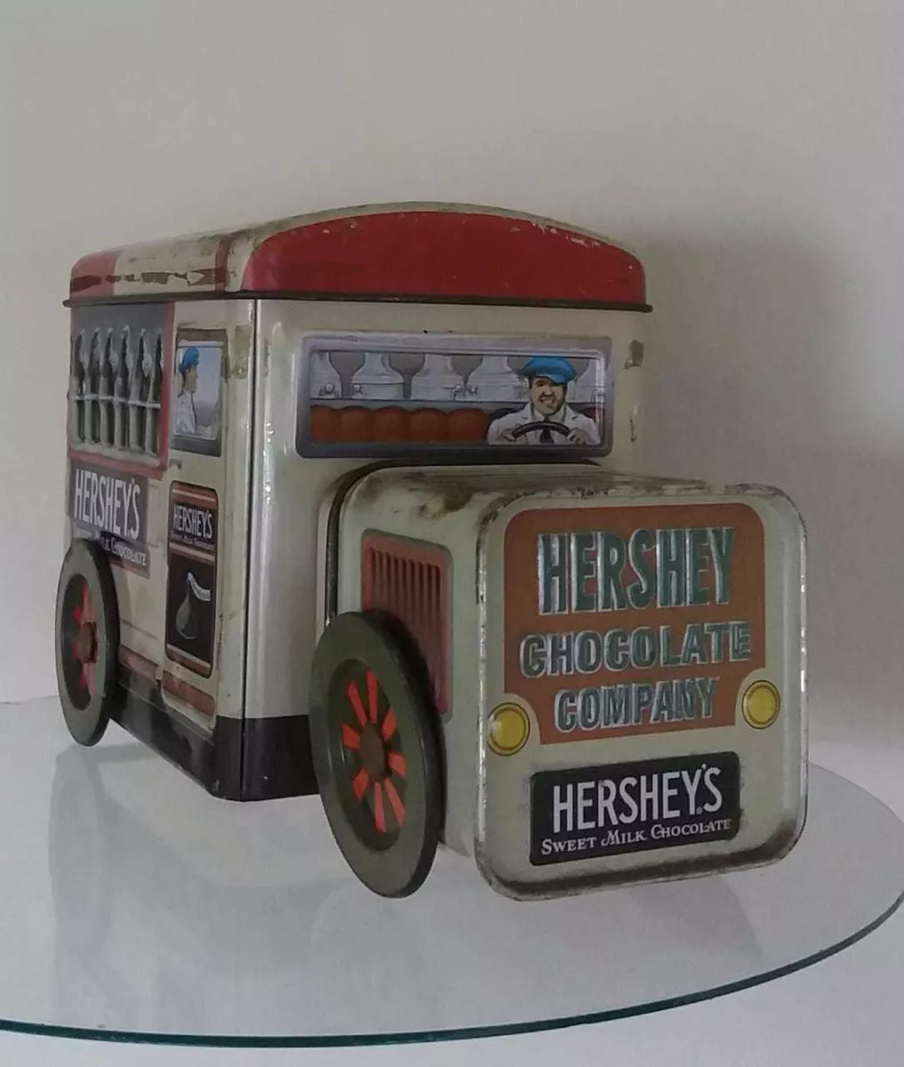 Camión De Chocolates Hershey's Lata Vacía De Colección 19cm