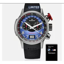 Reloj Edox Chronorally Bmw Edicion Limitada 2 Correas