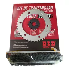 Kit Transmissão Relação Yamaha Fz15 Fz 15 Did Com Retentor