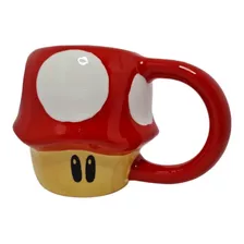 Mug Taza Pocillo Super Mario Bros Hongo 