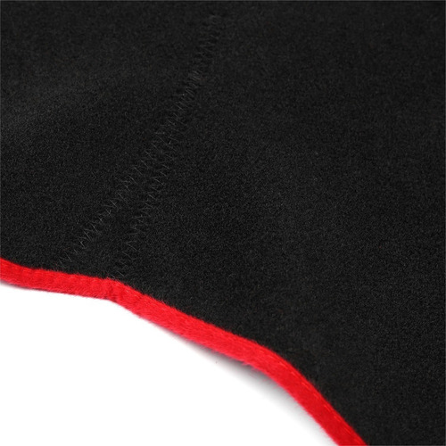 Cubre Tablero Negro Rojo Para Mitsubishi Lancer Ex 08-17 Foto 3