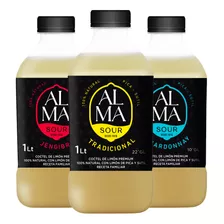 Alma Sour 1 Lt. Pack 3 Sabores X 1lt Cada Uno.