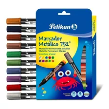 Marcador Metálico Multiusos 752 Pelikan X 1 Color A Elección