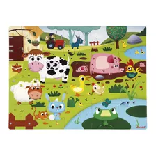 Puzzle Granja 20 Piezas Grande Janod