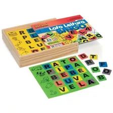 Jogo Educativo Loto Leitura (4 Tabuleiros 105 Peças)