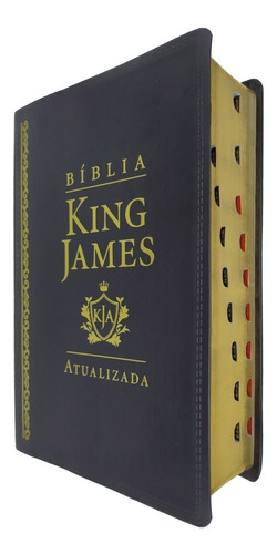 Bíblia De Estudo King James Atualizada Grande Preta Índice