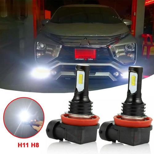 Bombillas De Luz Antiniebla Led H8 H11 80w Para Mitsubishi Foto 2