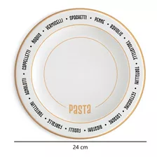 Plato Hondo Porcelana Pasta Oxford X6