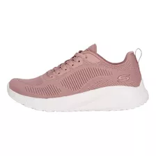 Zapatilla Skechers Bobs Squad Chaos Mujer Pink