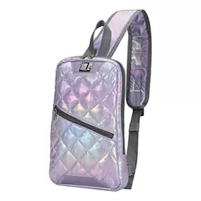 Gblq Plus Mochila Bandolera Iridiscente Para Mujeres Y Hombr