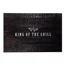 Tapete Churrasqueira 90x60cm Limpa Fácil King Of The Grill 