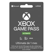 Game Pass Ultimate 1 Mes 