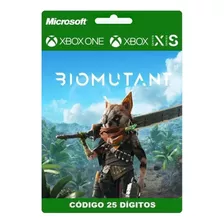 Biomutant Xbox Series X/s E Xbox One Código 25 Dígitos