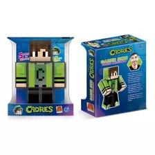 Boneco Cadres 35cm Minecraft Turma Do Problems Articulado