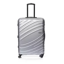 Mala De Viagem Grande Tesa 2.0 Prateada American Tourister Cor Prateado Lisa