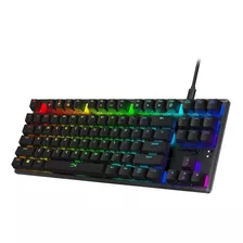 Teclado Gamer Hyperx Alloy Origins Core Rgb Color Del Teclado Negro Idioma Inglés Us