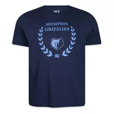 Camiseta New Era Memphis Grizzlies Nba Golf Culture Marinho
