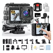 Camara De Accion 4k60fps Para Grabacion De Video Wifi Con Pa