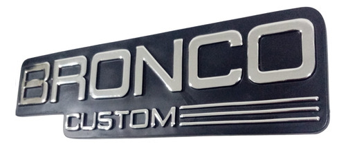 Emblema Bronco Custom Lateral Autoadhesivo Para Ford Bronco. Foto 5