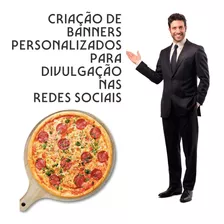 Banner Personalizado Para Entregador De Pizza Pizzaria