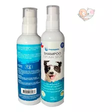 Shampoo Espuma Seca Para Perros Champu En Seco Mascota Fragancia Aroma Limon