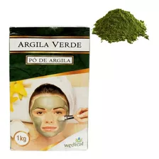 Argila Em Pó Verde Wedical - 1kg