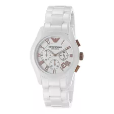 Reloj Armani Ar1416 Para Hombre De Cerámica Blanco