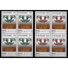 Tema América Upaep - Surinam 1992 - Cuadros Mint