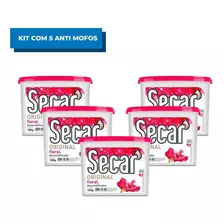 Kit 5 Anti Mofos Desumidificador Secar Original Floral 180g