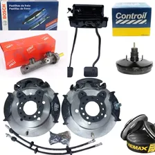 Kit Freio A Disco + Pedaleira Suspensa Willys F75 Rural Jeep