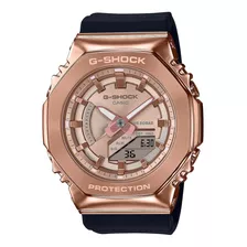 Relógio Casio G-shock Feminino Anadigi Rosê Gm-s2100pg-1a4dr