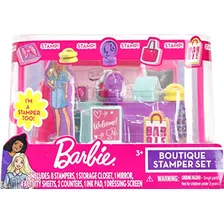 Juego De Sellos Barbie Boutique