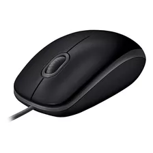 Mouse Alambrico Usb Logitech M110 Black Silencioso Color Negro