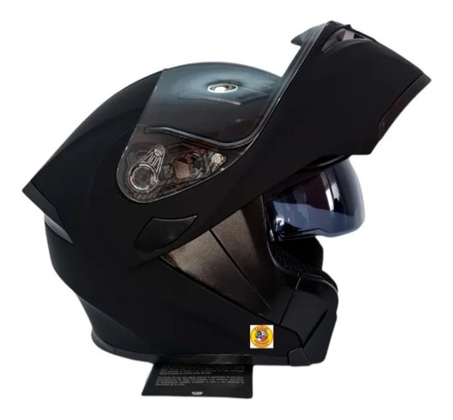 Casco Moto Abatible Luz Led Mate Certificado Dot + Regalo R7 Foto 10