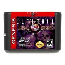 Jogo De Mega Drive, Ultimate Mortal Kombat 3, Sega