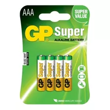 04 Pilhas Aaa Gp Super - 1 Cartela