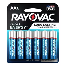 Pilas Rayovac Aa Alcalinas Blister X6 Tacc