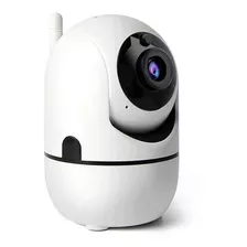 Mini Camera Ip Wifi Hd Onvif Sensor Movimento Automatico Cor Branco