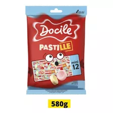 Pastilha Bala Pastile Sortida Mini12 580gr C/100un - Docile