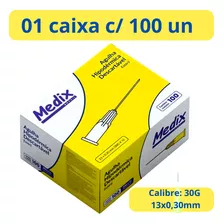 Agulha Hidrolipóclasia 13 X 0,30 Fina Resíduo Zero Amarela