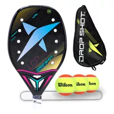 Raquete De Beach Tennis Drop Shot Power 3.0 Bt + Brindes