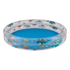 Piscina Infantil Redonda Azul 180l Plástica - Mor