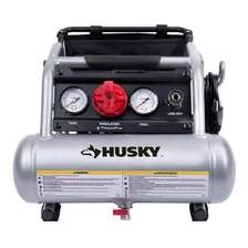 Compresor Husky 1 Gal. Electrico, Silencioso 3300113