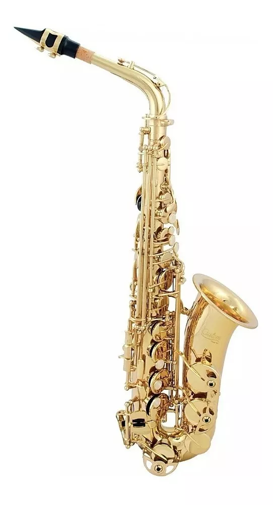 Saxofone Custom Alto Laqueado Eb Mi Bemol + Case . Loja