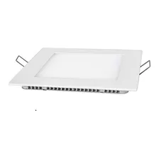 Plafon Led De Embutir 24wtts 1800lm Cuadrado Luz Fría Blanco